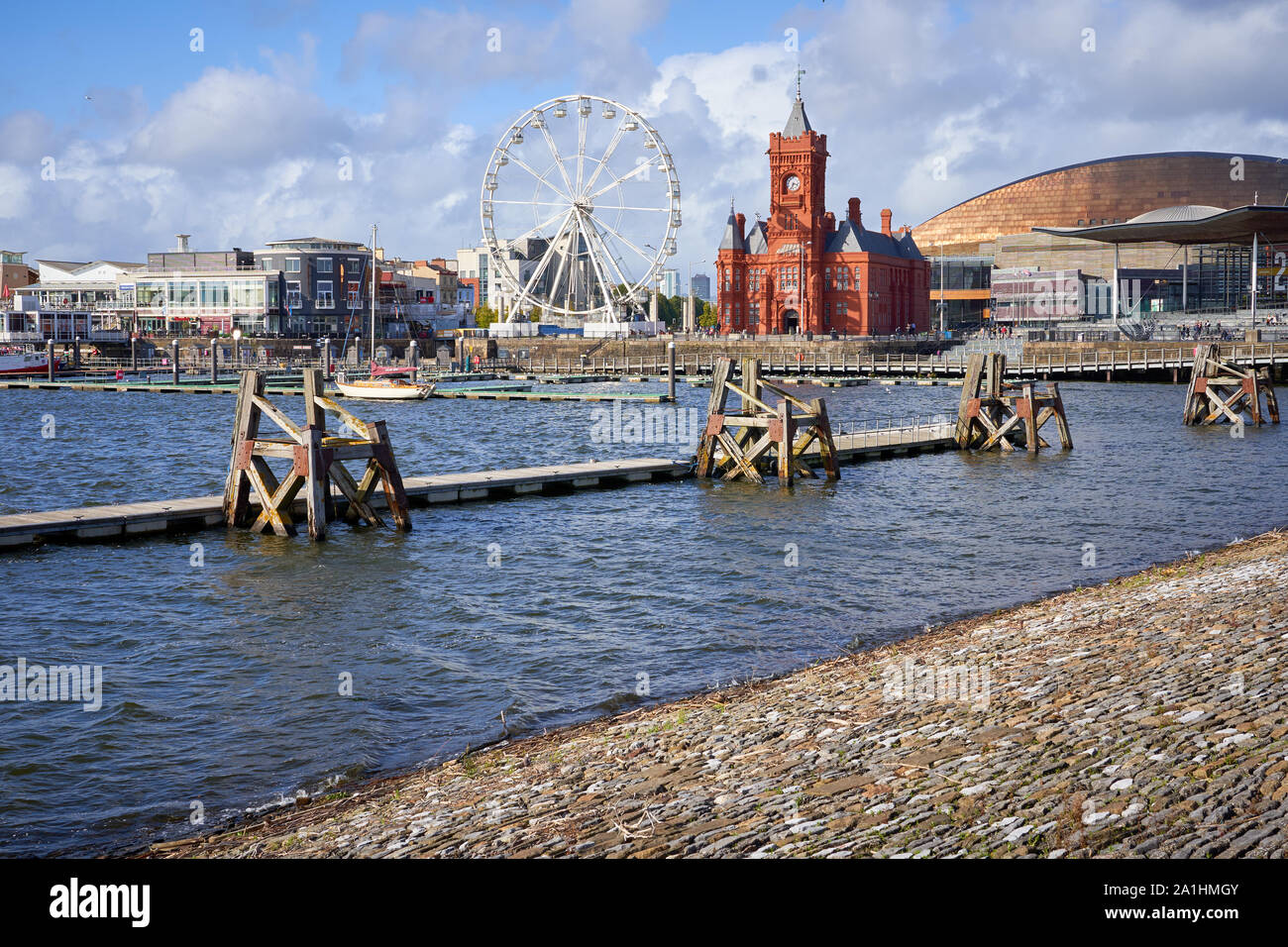 The Pierhead Building, Cardiff Bay, South Wales Stock Photo