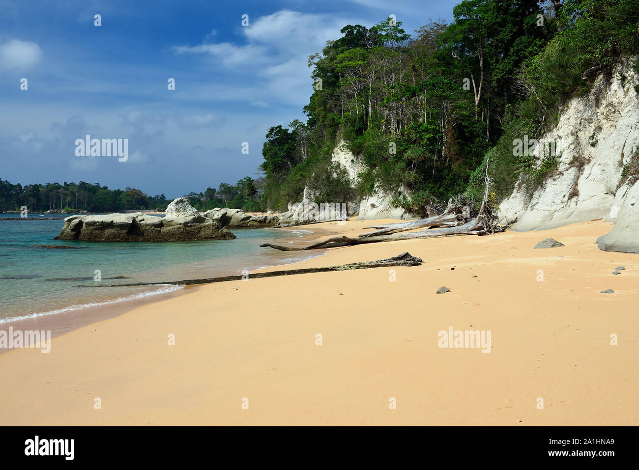 Sitapur beach at Neil Island of the Andaman and Nicobar Islands, India Stock Photo