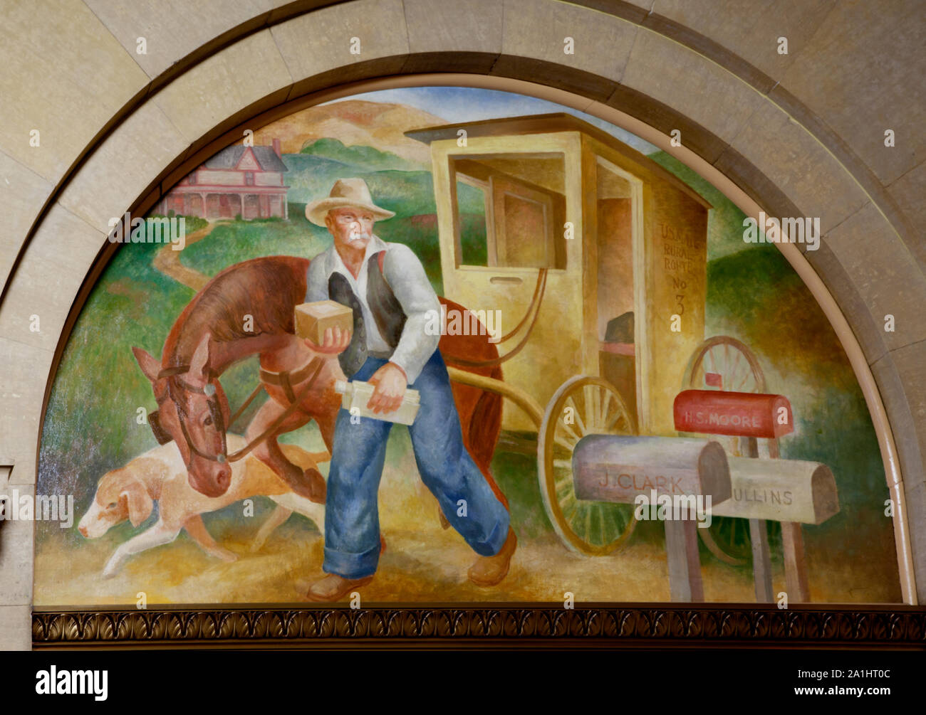 Murals Louisville Murals Star Route, by Frank Weathers Long at the