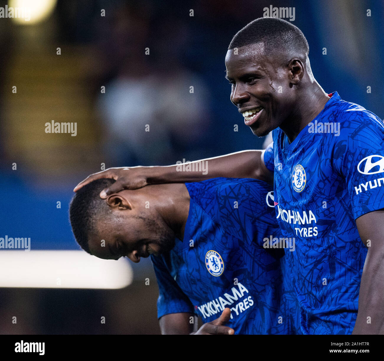 LONDON, ENGLAND - SEPTEMBER 24: Belgium international Michy Batshuayi of  Chelsea during the Carabao Cup Third Round match between Chelsea FC v  Grimsby Stock Photo - Alamy