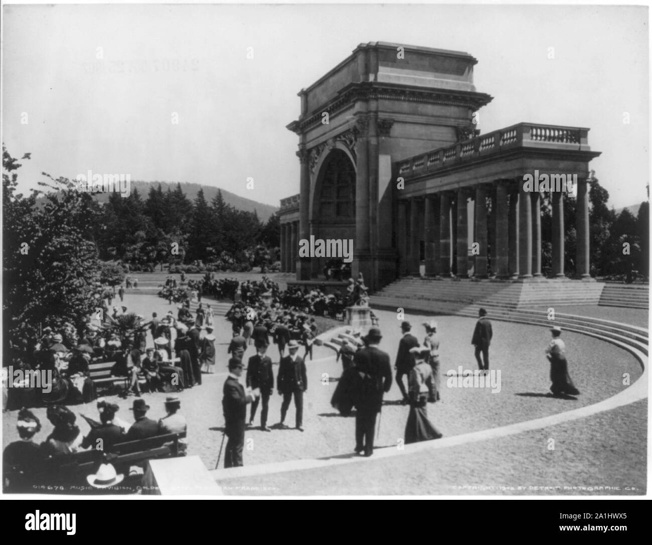 Music Pavillion, Golden Gate Park, San Francisco Stock Photo