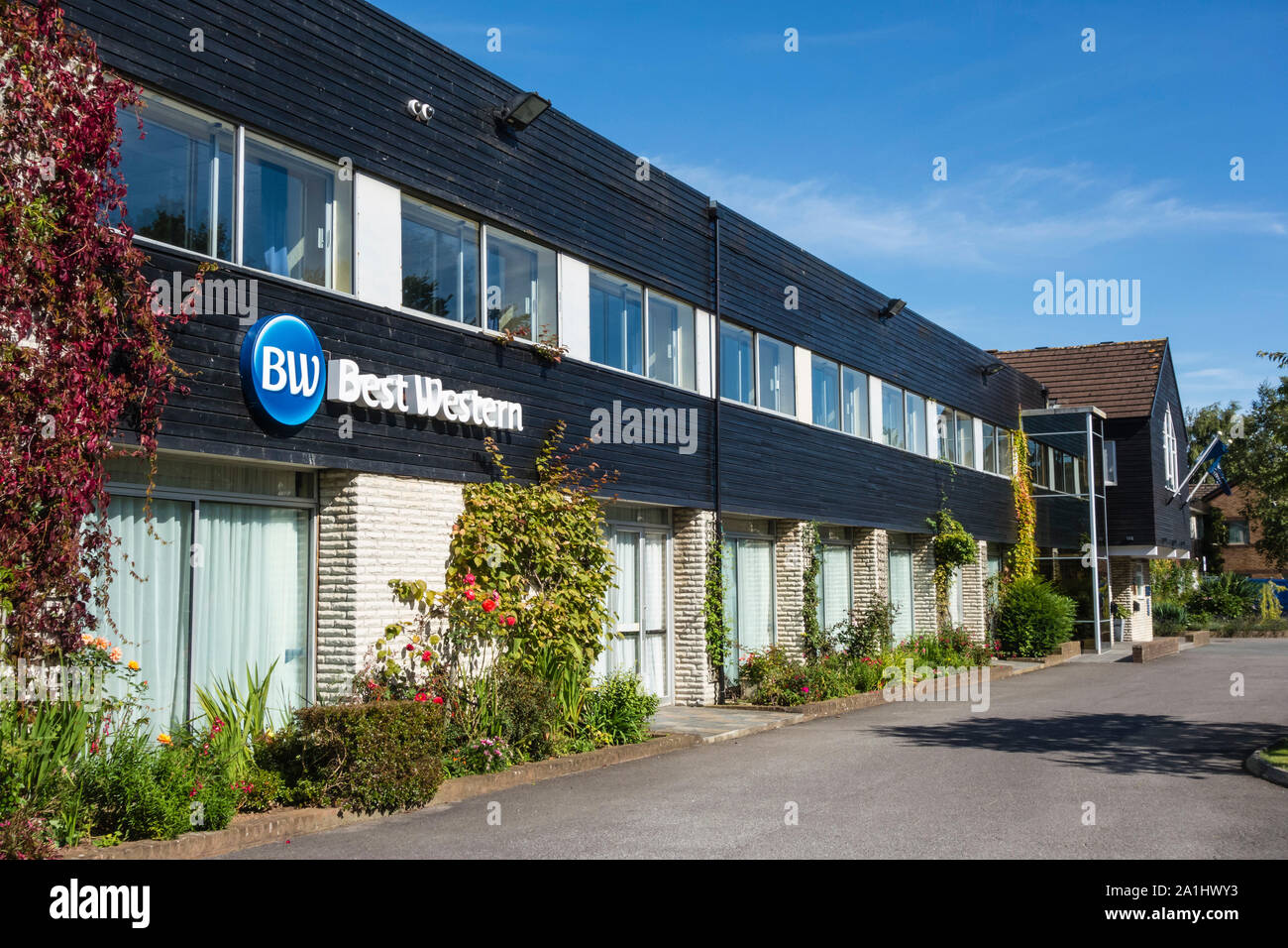 Best Western Hotel exterior at Tiverton, Devon, England, UK. Stock Photo