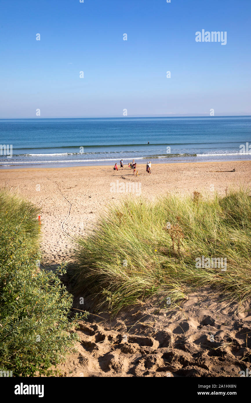 Whiterocks beach at Portrush on the causeway Coast, Northern Ireland