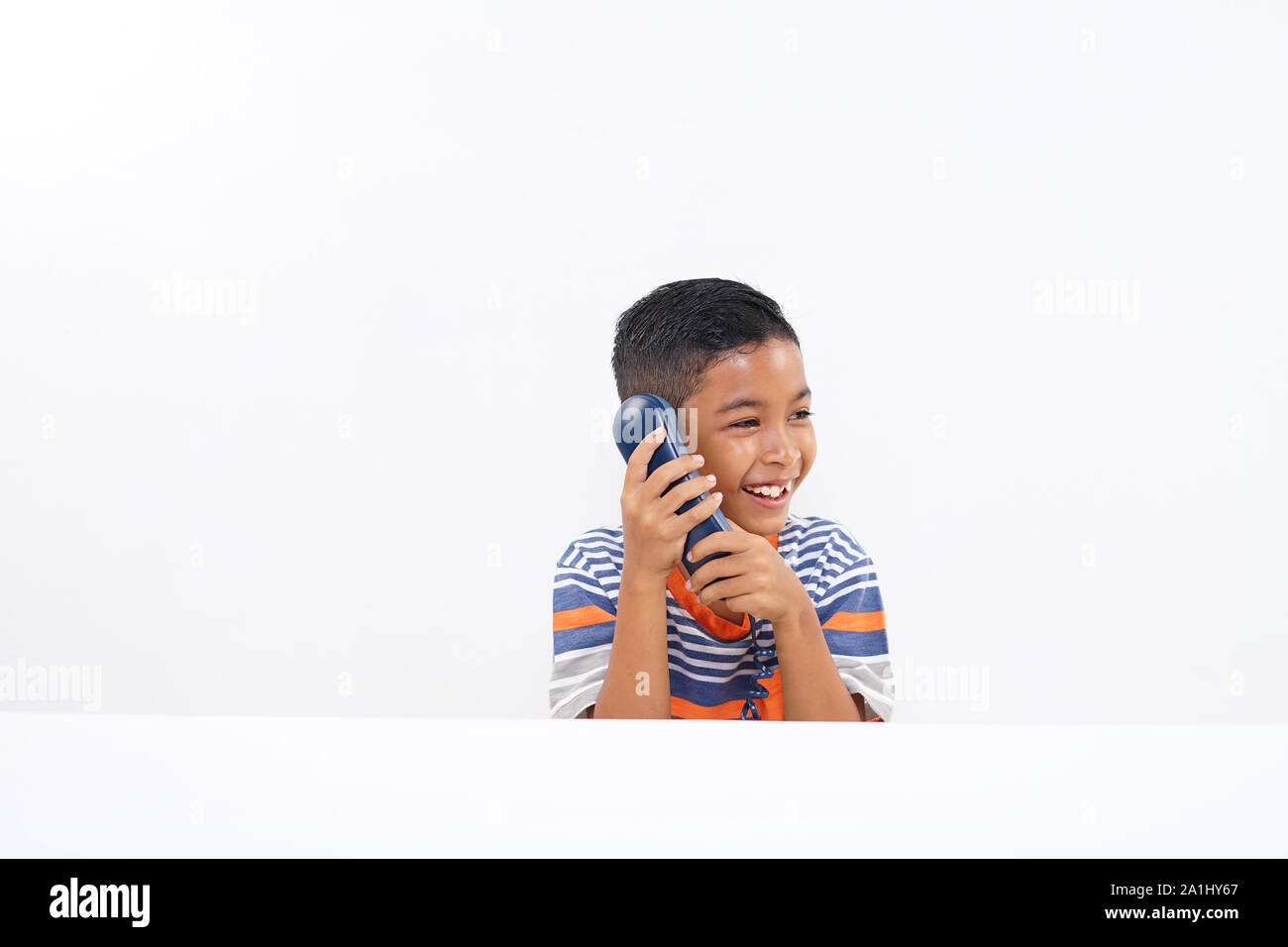 Landline phone child hires stock photography and images Alamy
