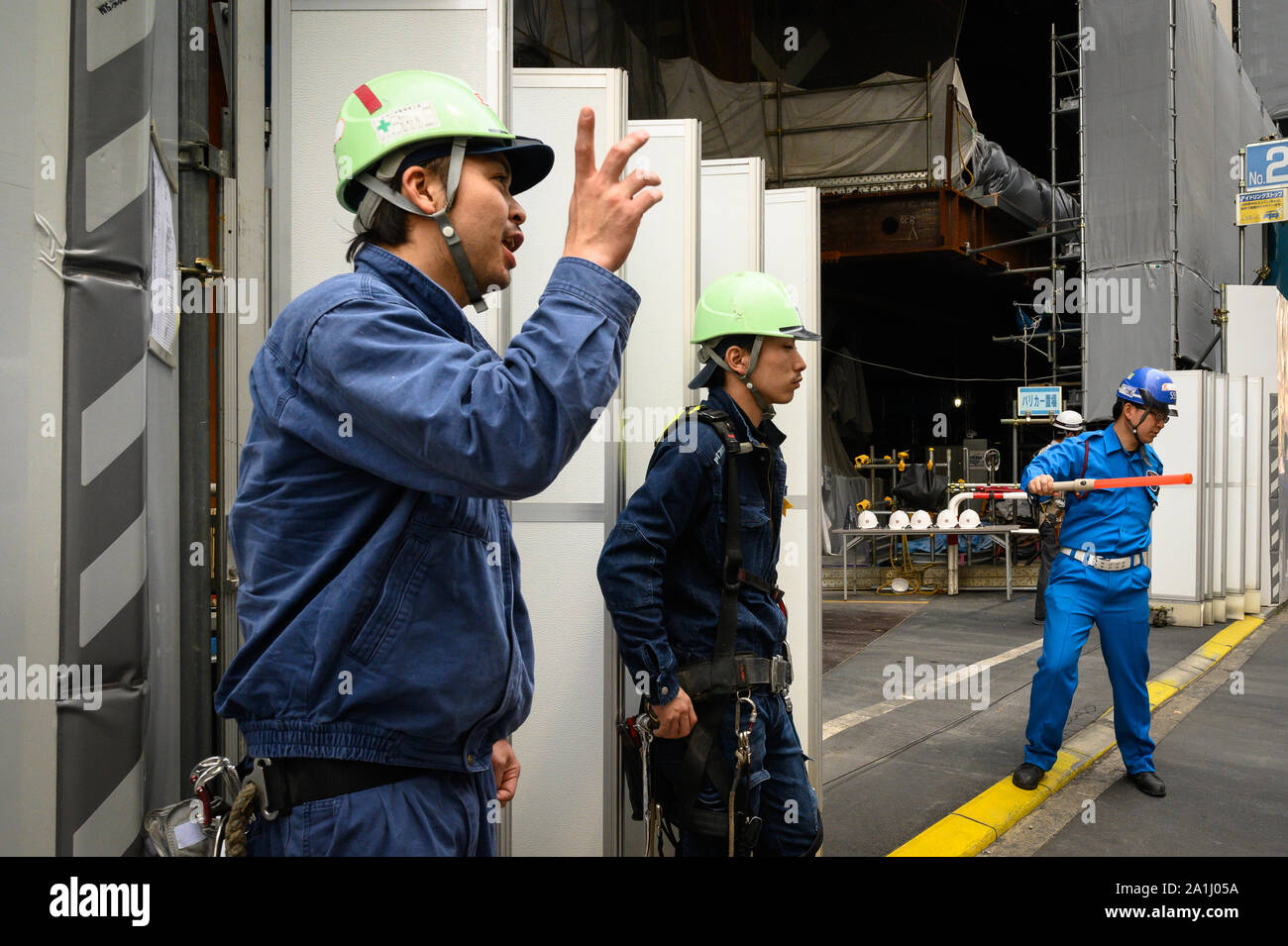 Japanese construction worker hires stock photography and images Alamy