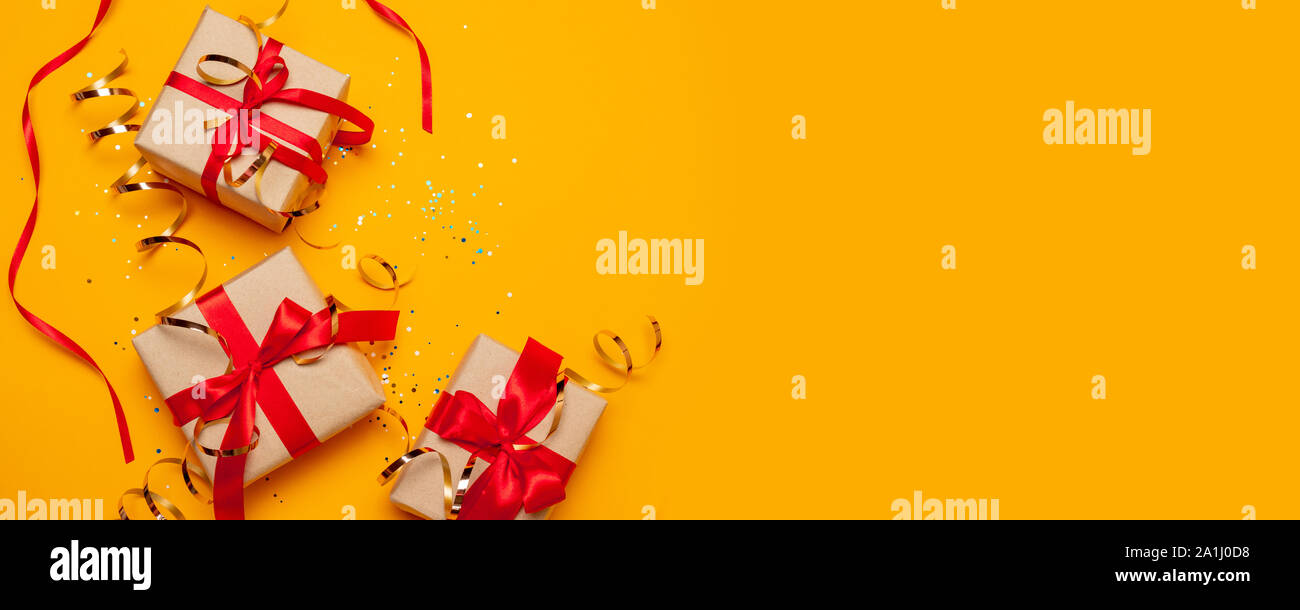 Christmas Banner Xmas Background Design With Realistic Craft