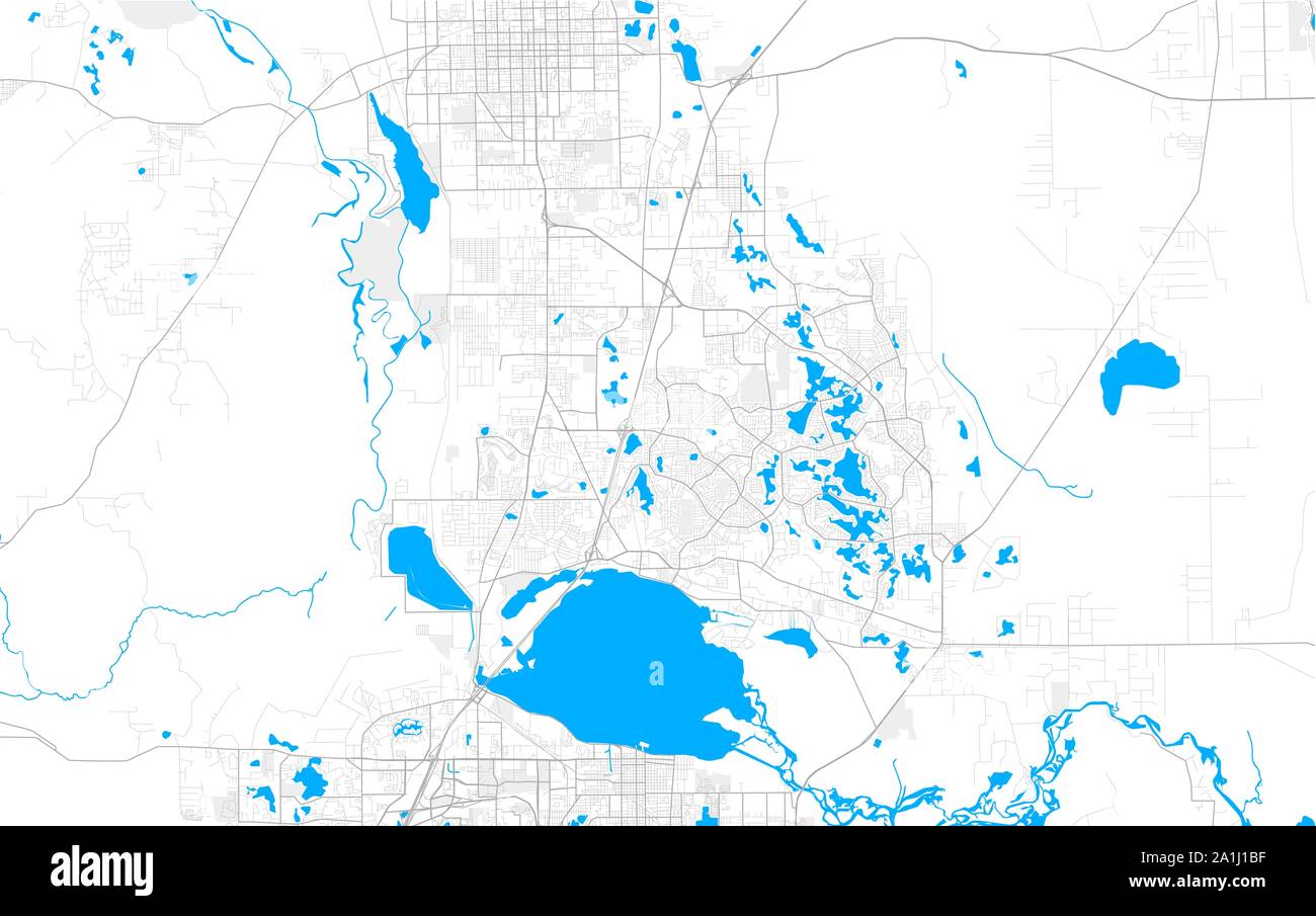 Rich detailed vector area map of - Rich Detailed Vector Area Map Of Deltona Florida Usa Map Template For Home Decor 2A1J1BF 