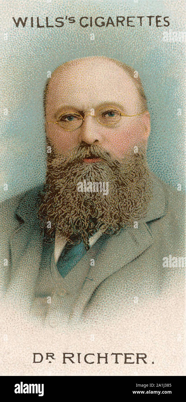 HANS RICHTER (1843-1916) Austro-Hungarian  musician Stock Photo