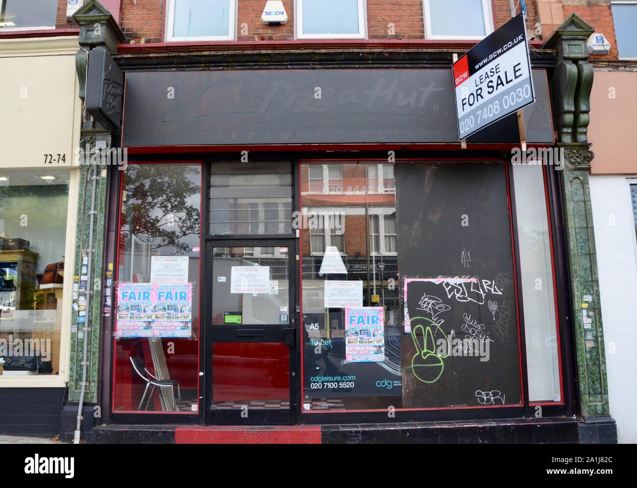 empty and closed down businesses and shops in north london england UK Stock Photo Alamy