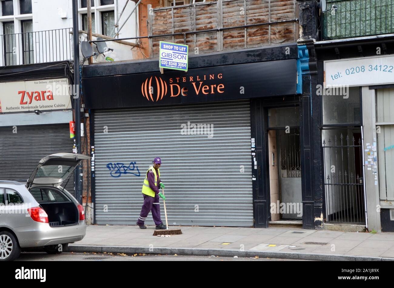 empty and closed down businesses and shops in north london england UK Stock Photo Alamy