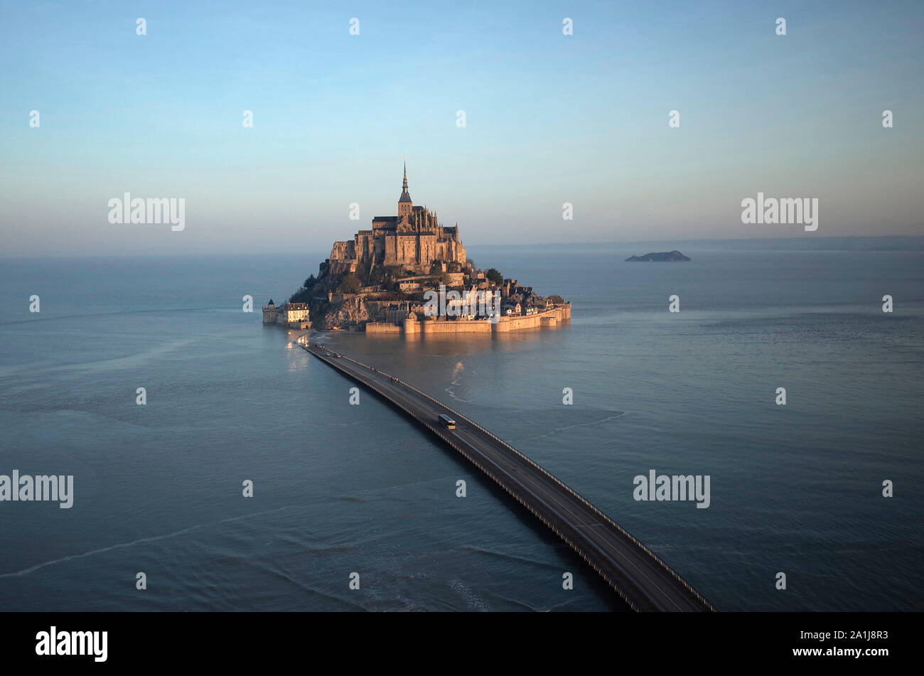 Le Mont Saint-Michel (St Michael's Mount) in Normandy, north