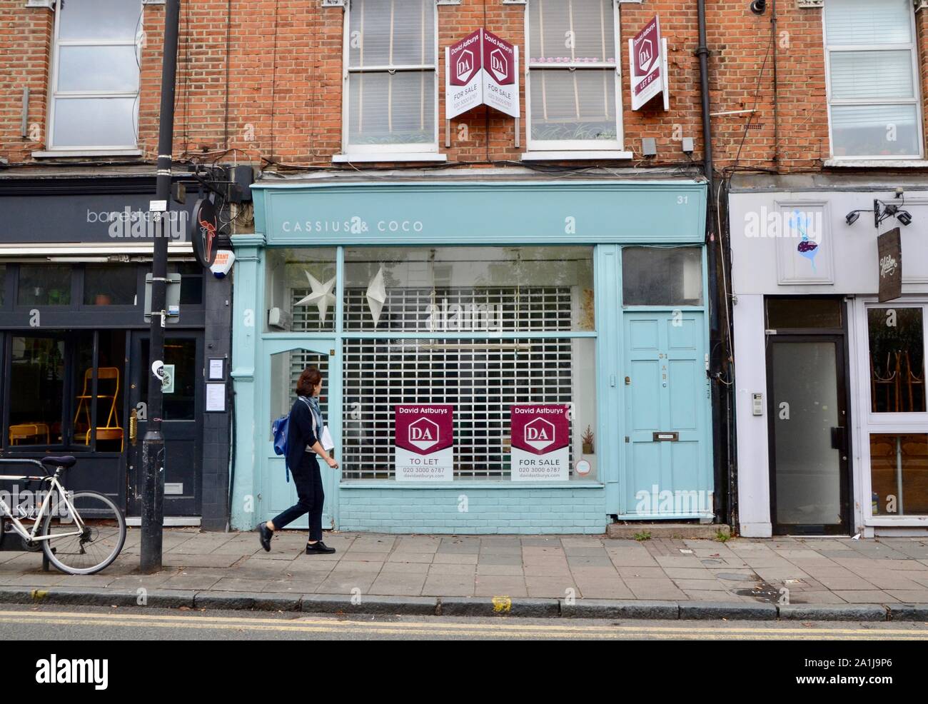 empty and closed down businesses and shops in north london england UK Stock Photo Alamy