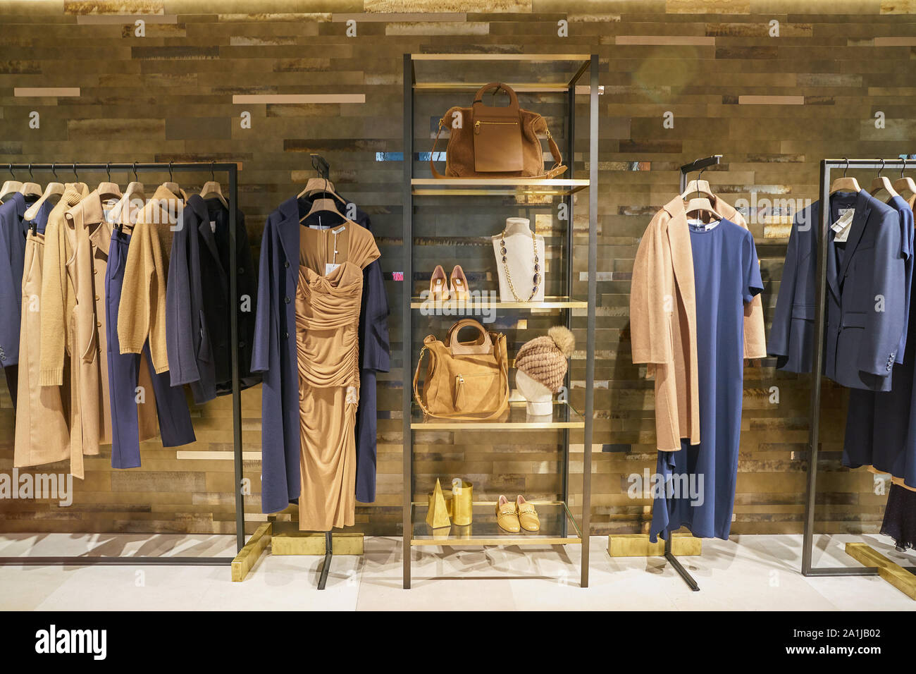 ZURICH, SWITZERLAND - CIRCA OCTOBER, 2018: interior shot of Max Mara store  in Zurich Stock Photo - Alamy