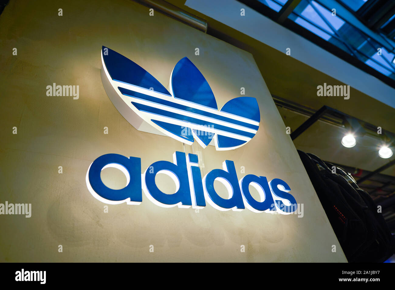 Adidas Sign High Resolution Stock Photography and Images - Alamy