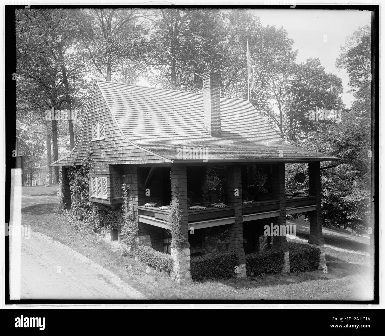 Nat. Park Seminary, Frat House Stock Photo