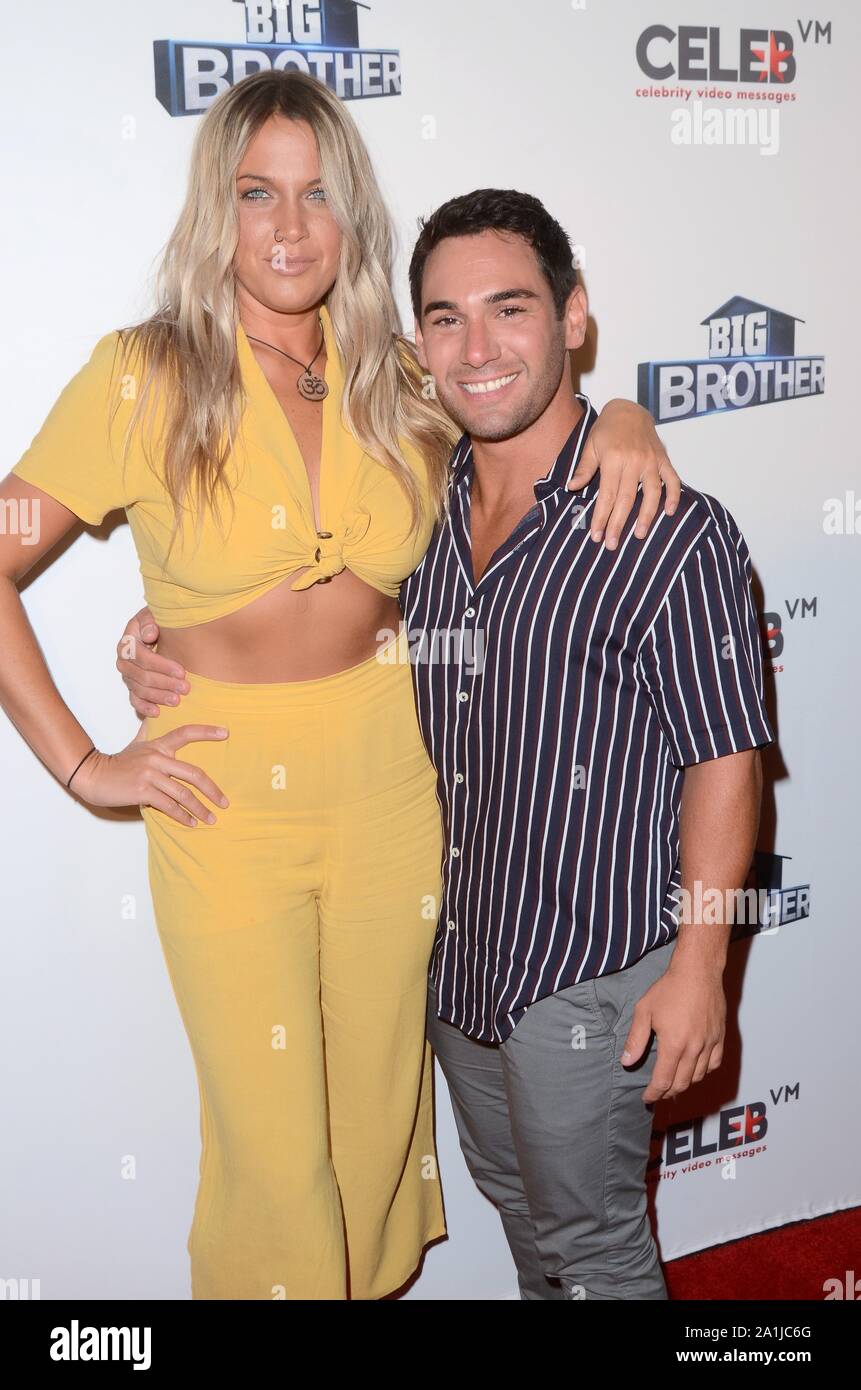 LOS ANGELES, CA - SEPTEMBER 26: Christie Murphy, Tommy Bracco at the Big Brother 21 Finale Party at The Edison in Los Angeles, California on September 26, 2019. Credit: David Edwards/MediaPunch.. Stock Photo