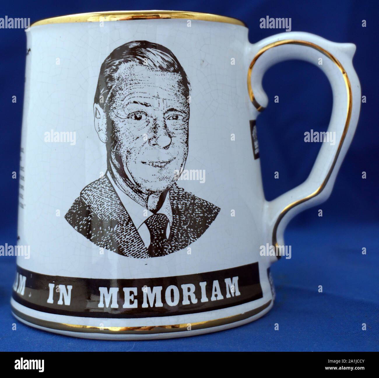 King Edward VIII In Memoriam Commemorative Mug Stock Photo