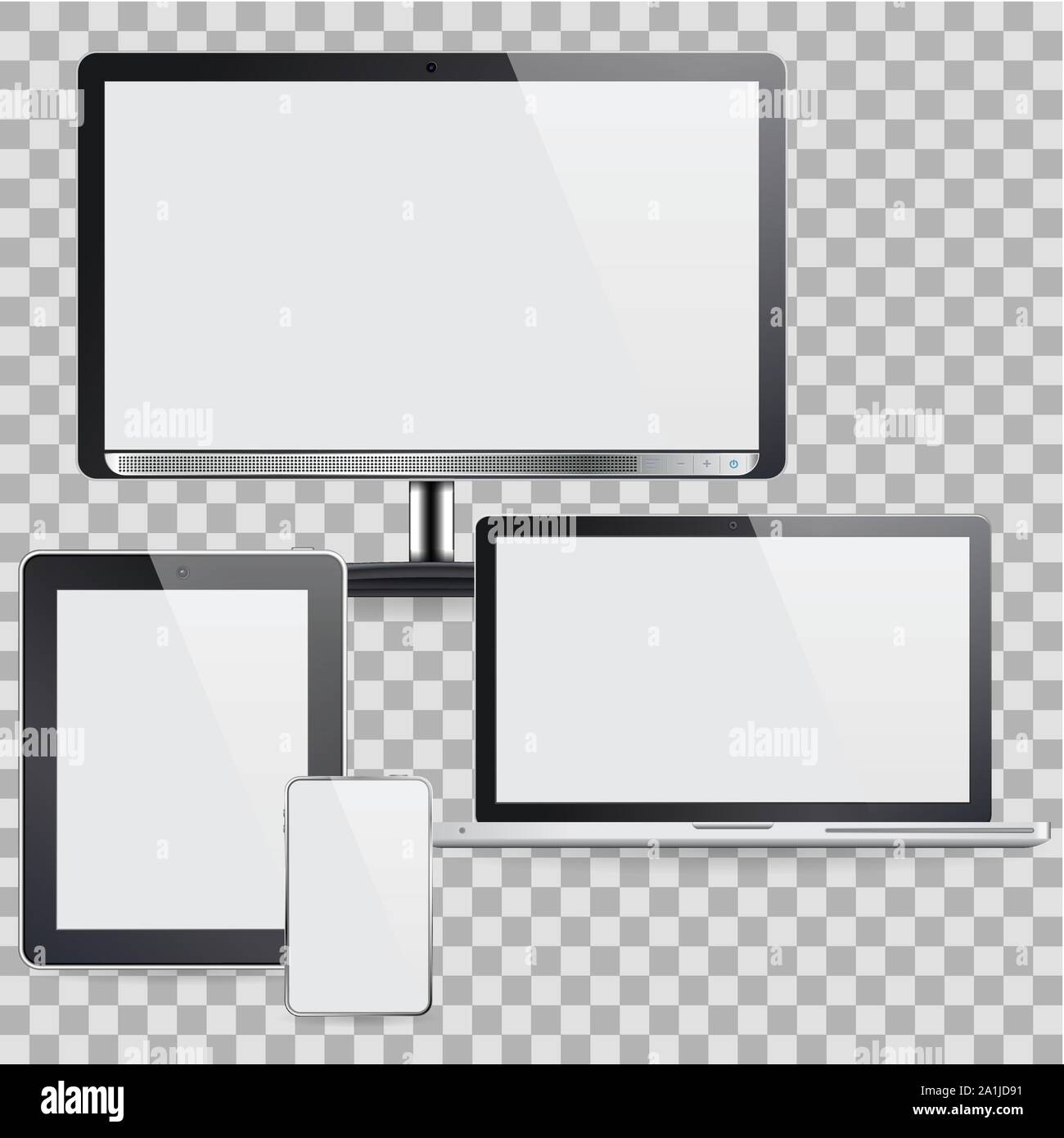 Tv computer screen icon Stock Vector Images - Alamy