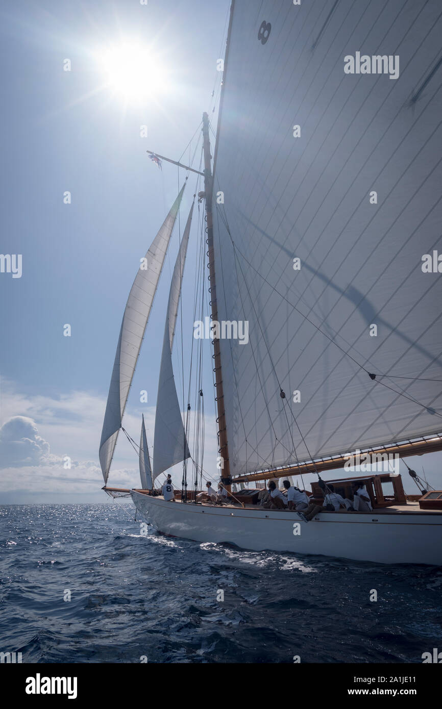 Moonbeam IV classic sail yacht, built in 1914 by William Fife Junior in