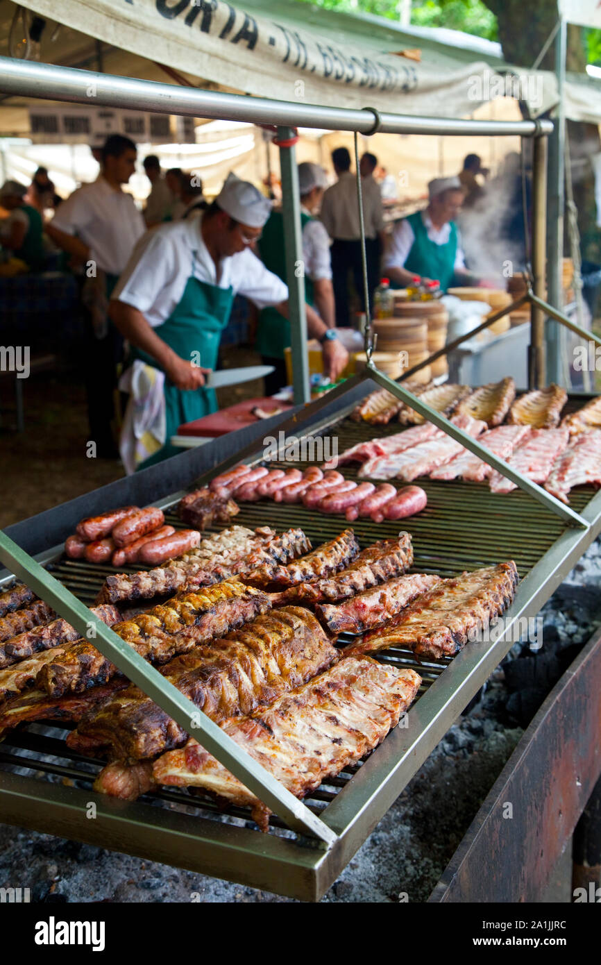 COSTILLAS Y CHOIRIZO, GALICIA Stock Photo