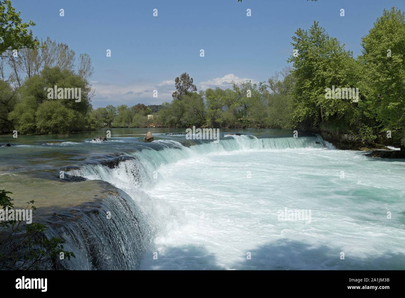 Buyuk Selale or Big Manavgat Waterfall on the Manavgat River, near Manavgat, Antalya Province, Turkey Stock Photo