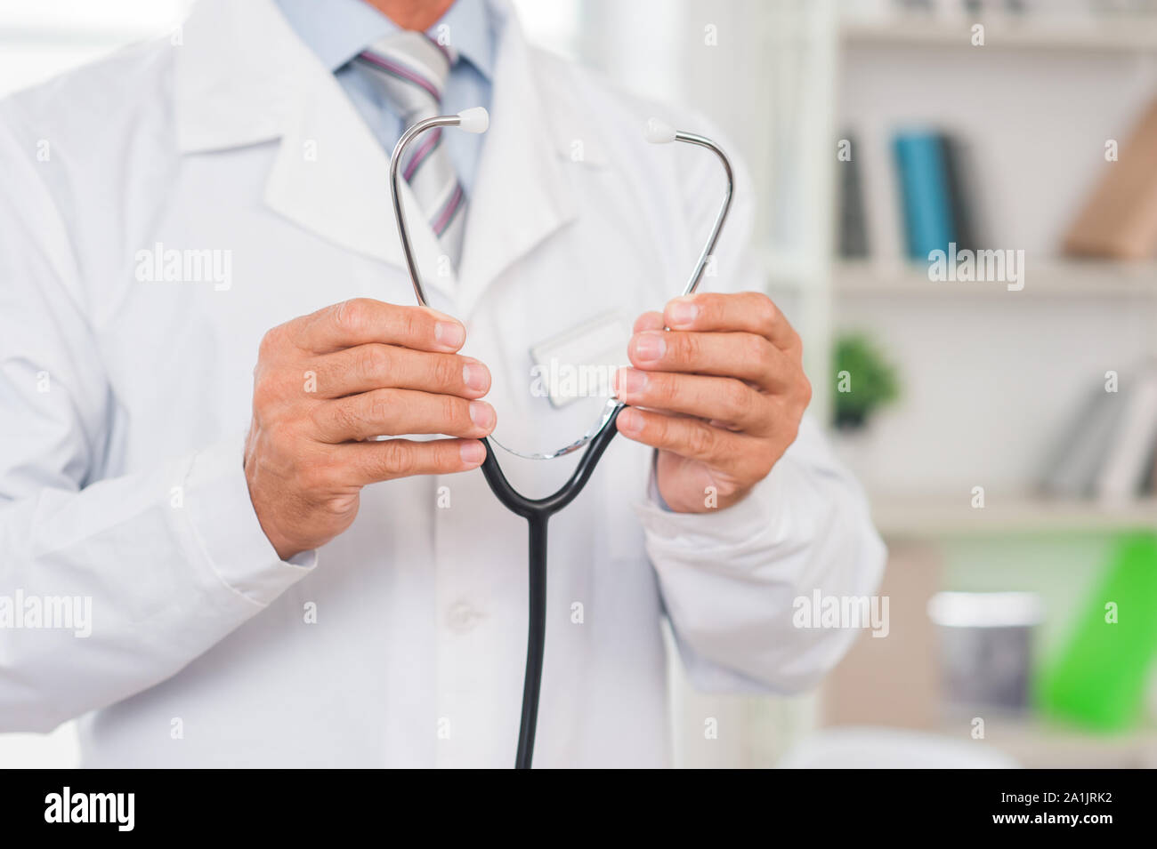 Close up male doctor stethoscope hi-res stock photography and images ...