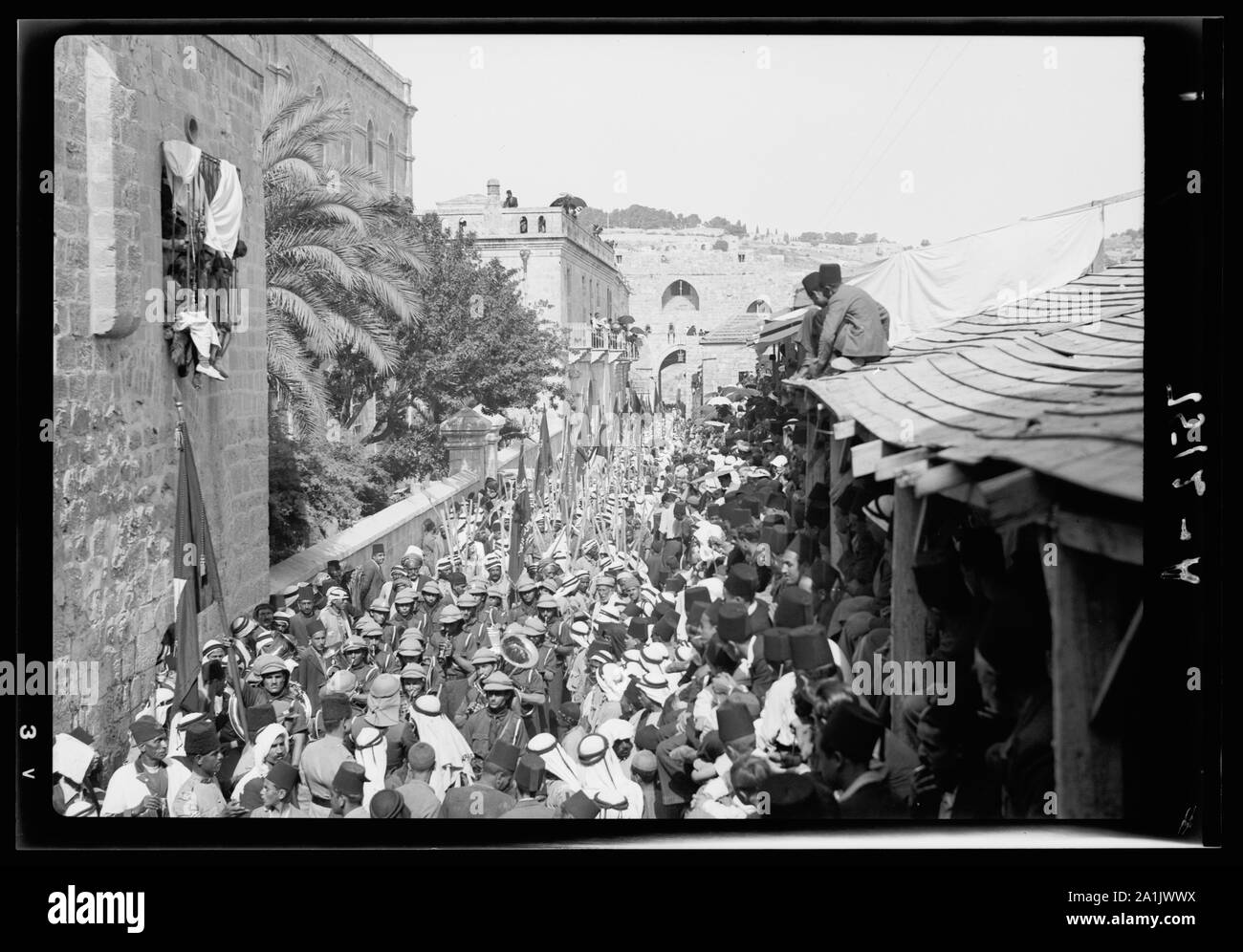 Neby Mousa [i.e., Nebi Musa], 1937; at shrine and J'lem. [i.e ...
