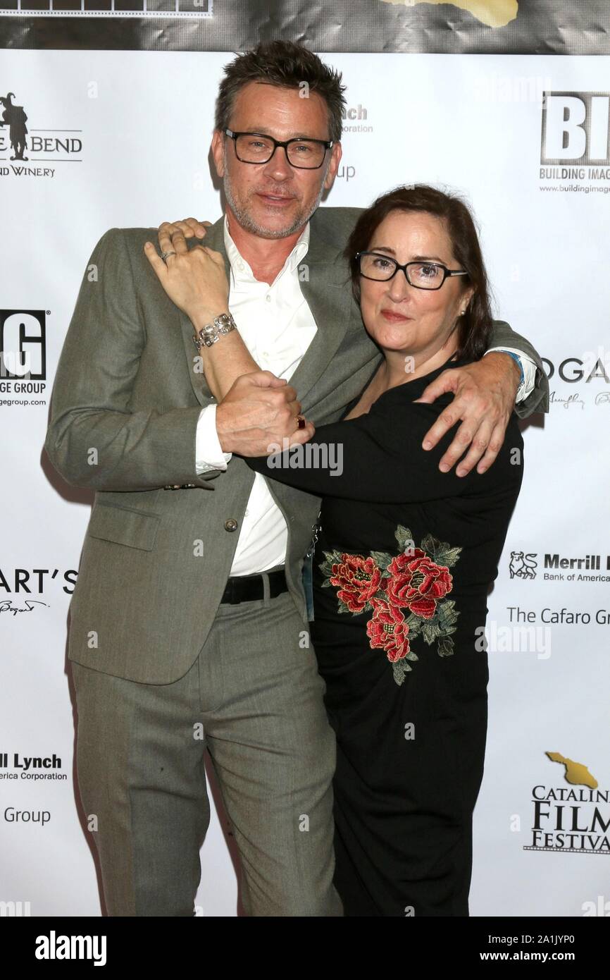 Long Beach, CA. 26th Sep, 2019. Connor Trinneer, Jillian Armenante at arrivals for Catalina Film Festival - THU, RMS Queen Mary, Long Beach, CA September 26, 2019. Credit: Priscilla Grant/Everett Collection/Alamy Live News Stock Photo