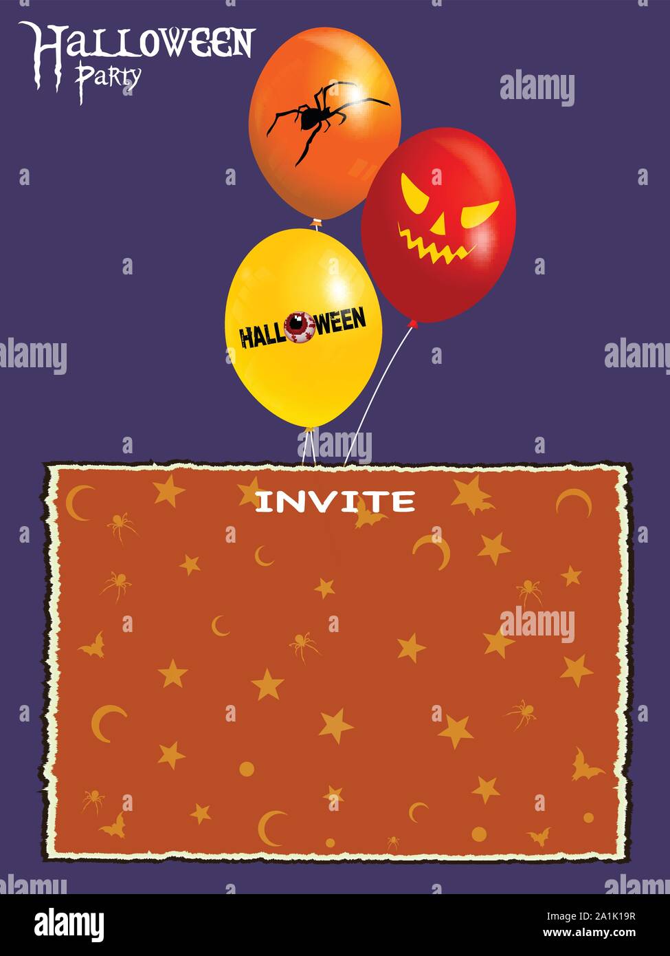Halloween purple background Stock Vector Images Alamy