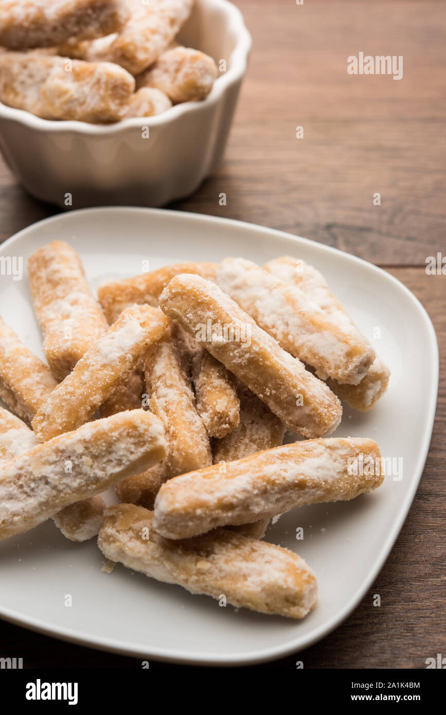 Maida Petha made using Corn Flour with sugar syrup coating Stock Photo - Alamy
