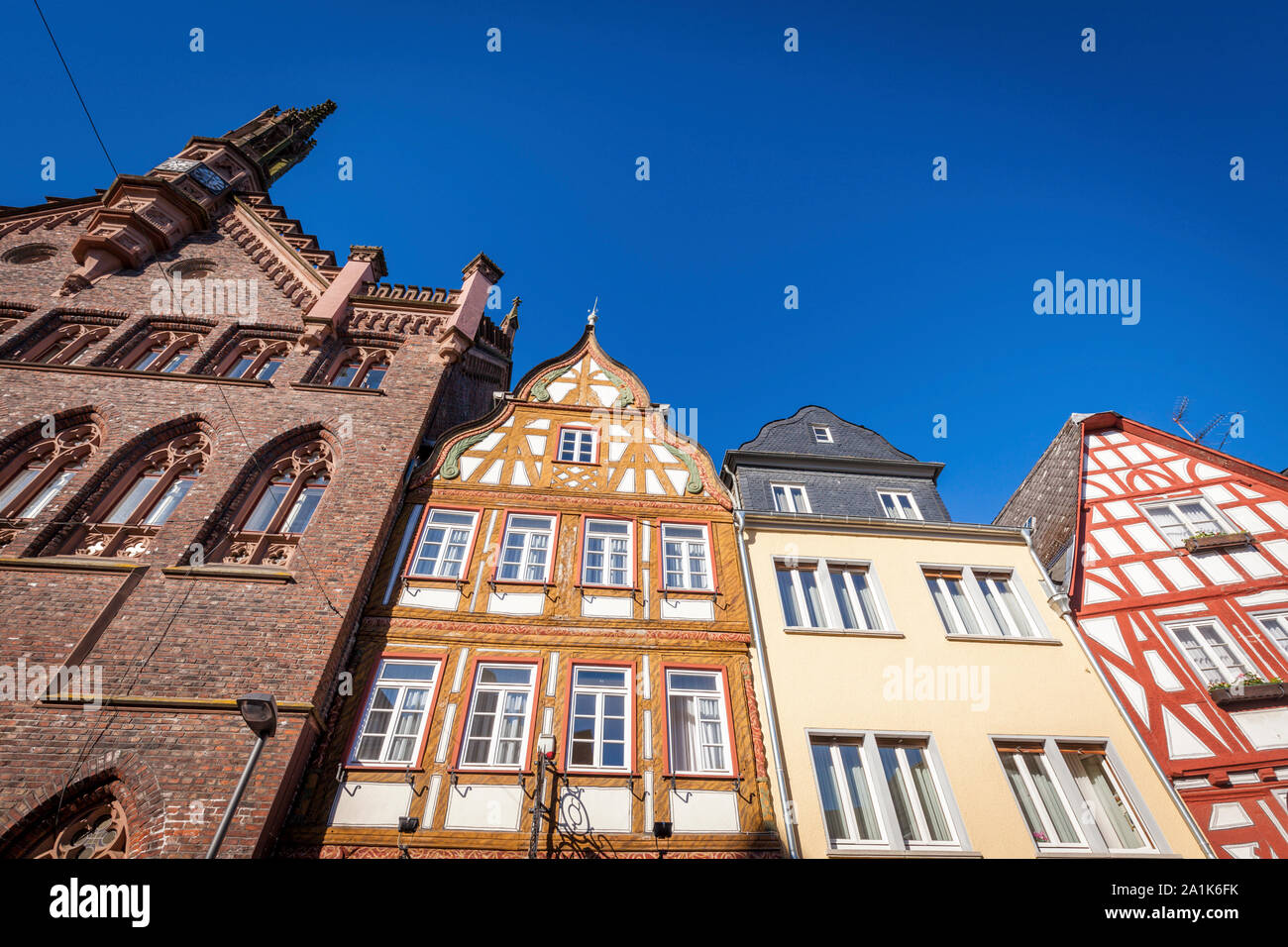 Montabaur Town Hall. Montabaur, Rhineland-Palatinate, Germany. Stock Photo