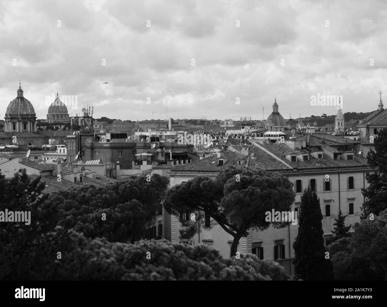 piazza venezia in Rome image italy Stock Photo