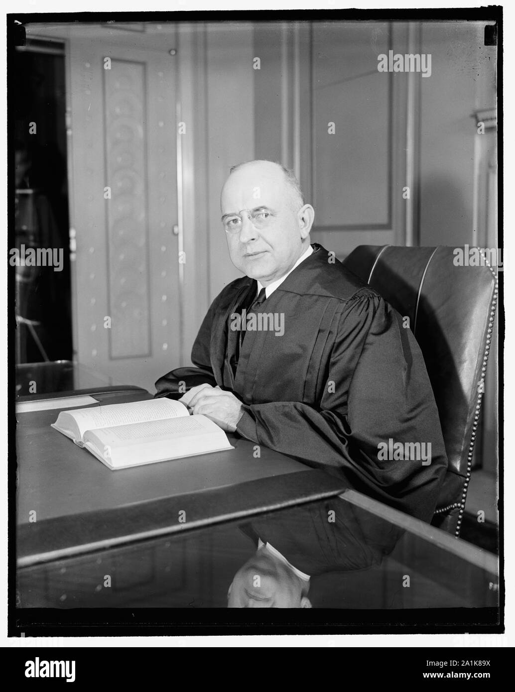 New Supreme Court Justice in robes. Washington, D.C., Jan. 29. The new