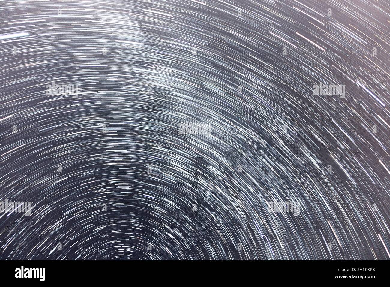 Milky Way and Stars Moving Across the Night Sky Stock Photo - Alamy