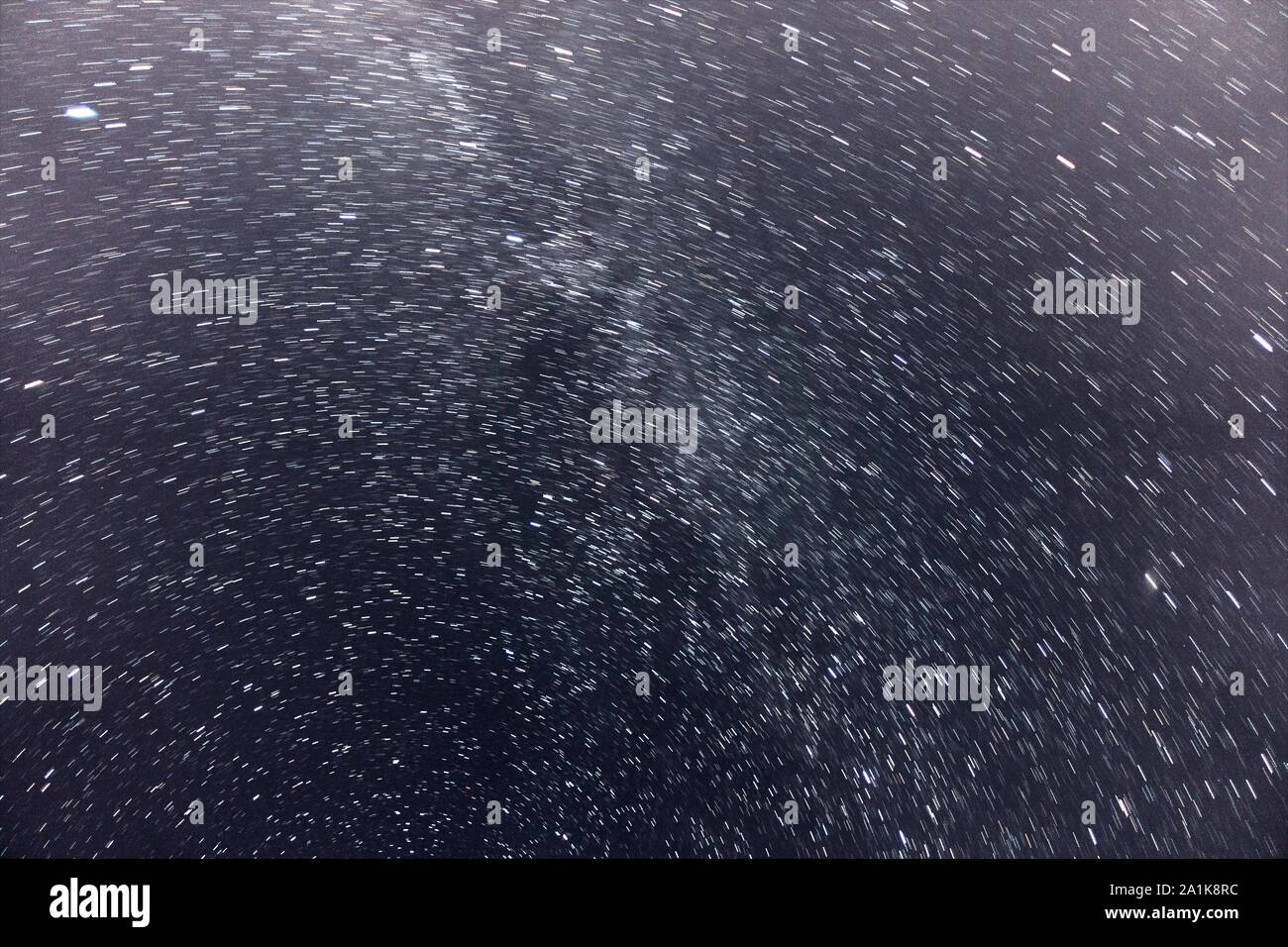 Milky Way and Stars Moving Across the Night Sky Stock Photo - Alamy