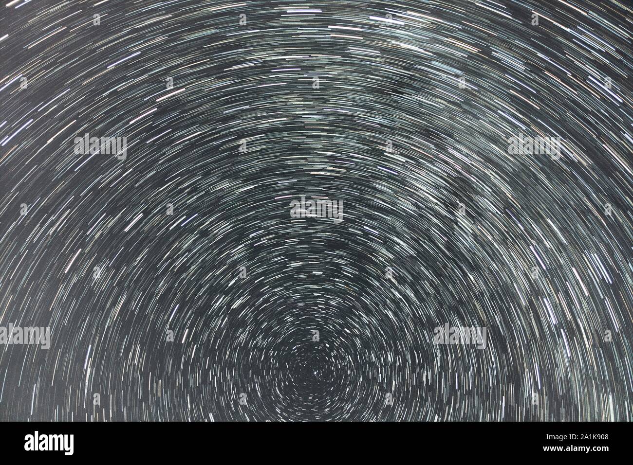 Milky Way and Stars Moving Across the Night Sky Stock Photo - Alamy