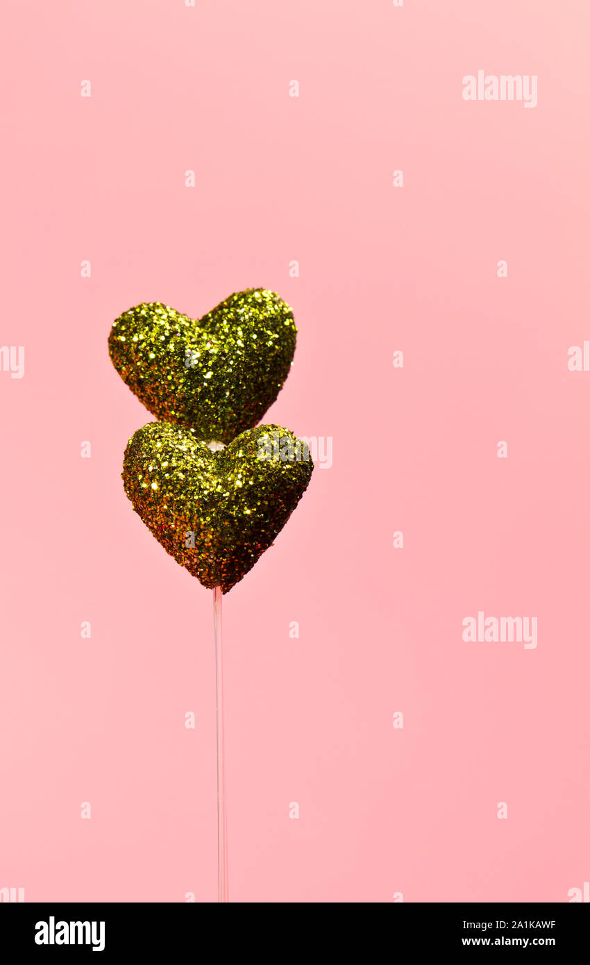 Two Glittering Green Heart Made By Styrofoam On Pink Background In Portrait Orientation Stock Photo Alamy Two Glittering Green Heart Made By Styrofoam On Pink Background In Portrait Orientation Stock Photo Alamy