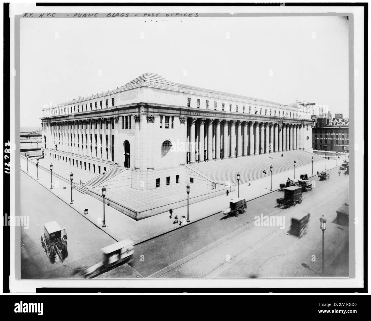 New post office, 8th Ave. and 31st Street, New York City Stock Photo