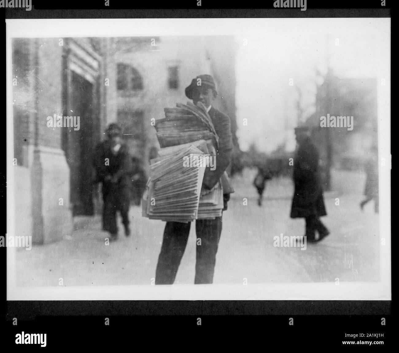 City late Black and White Stock