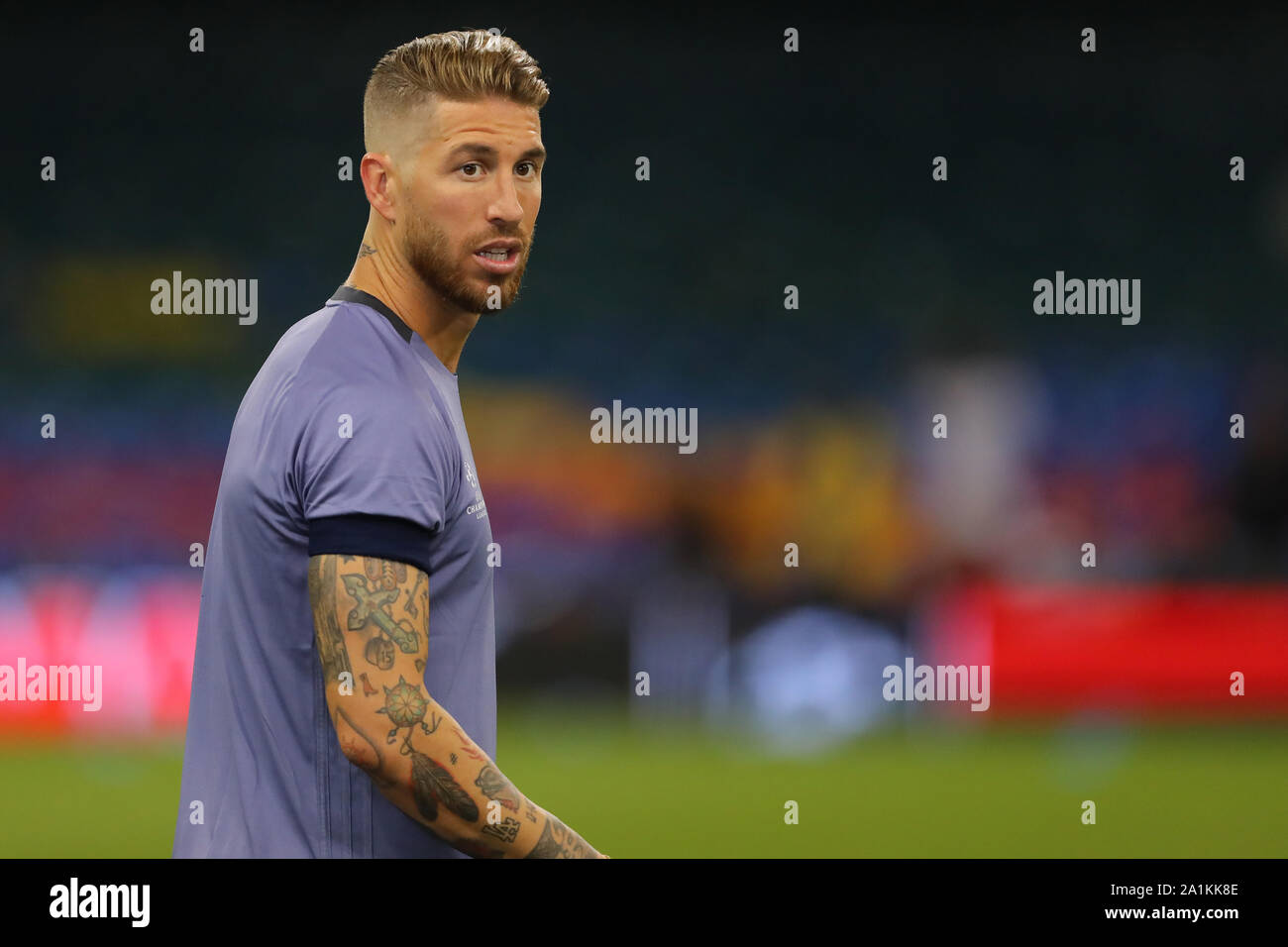 Sergio Ramos of Real Madrid - Real Madrid training ahead of the UEFA Champions  League Final, National Stadium of Wales, Cardiff - 2nd June 2017 Stock  Photo - Alamy