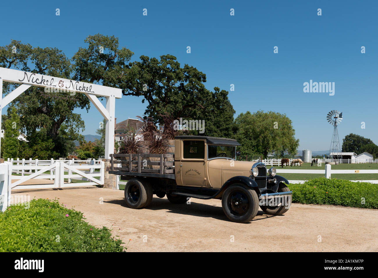 Nickel & Nickel Winery, California Stock Photo Alamy