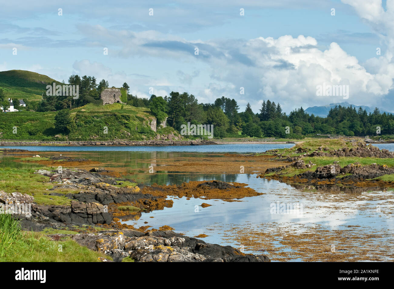 Aros Castle. Isle of Mull, Scotland Stock Photo
