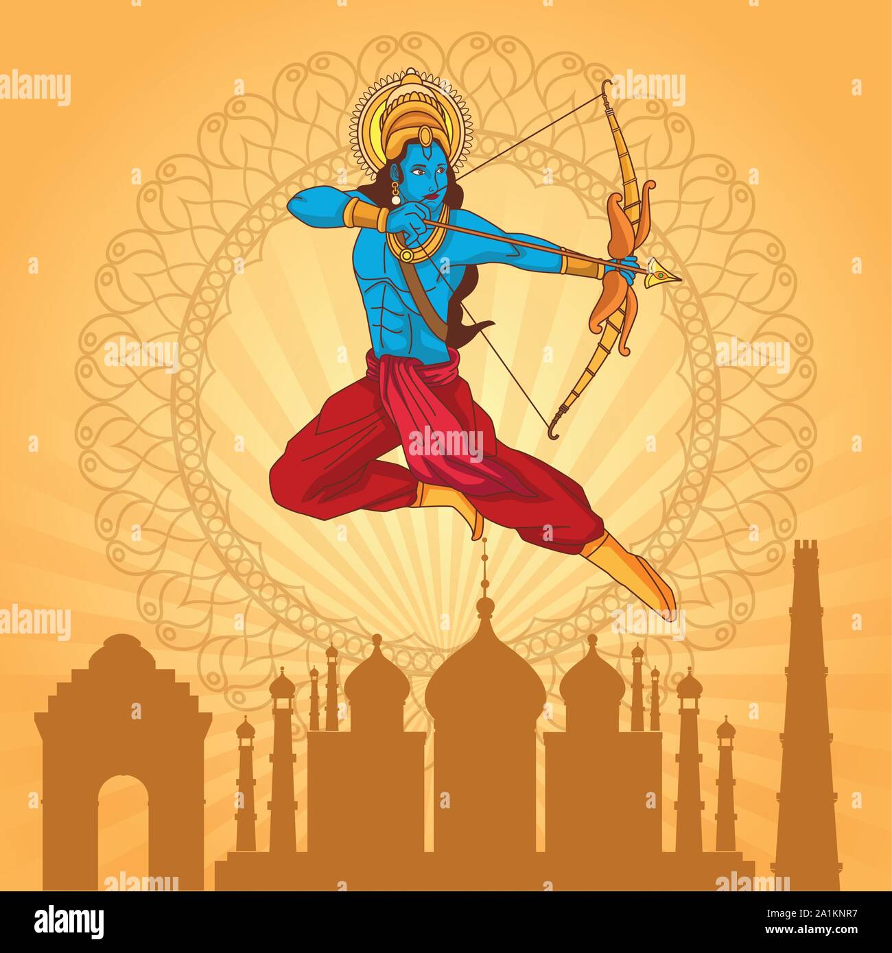 Happy Dussehra Festival of India Stock Vector Image & Art Alamy