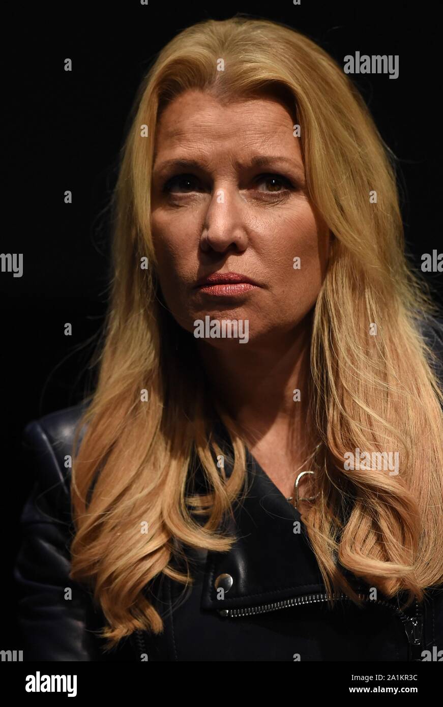 Mindy Grossman at the press conference for Global Citizen Goal Live: The Possible Dream 2020 Campaign Launch, St. Ann's Warehouse, Brooklyn, NY September 26, 2019. Photo By: Kristin Callahan/Everett Collection Stock Photo