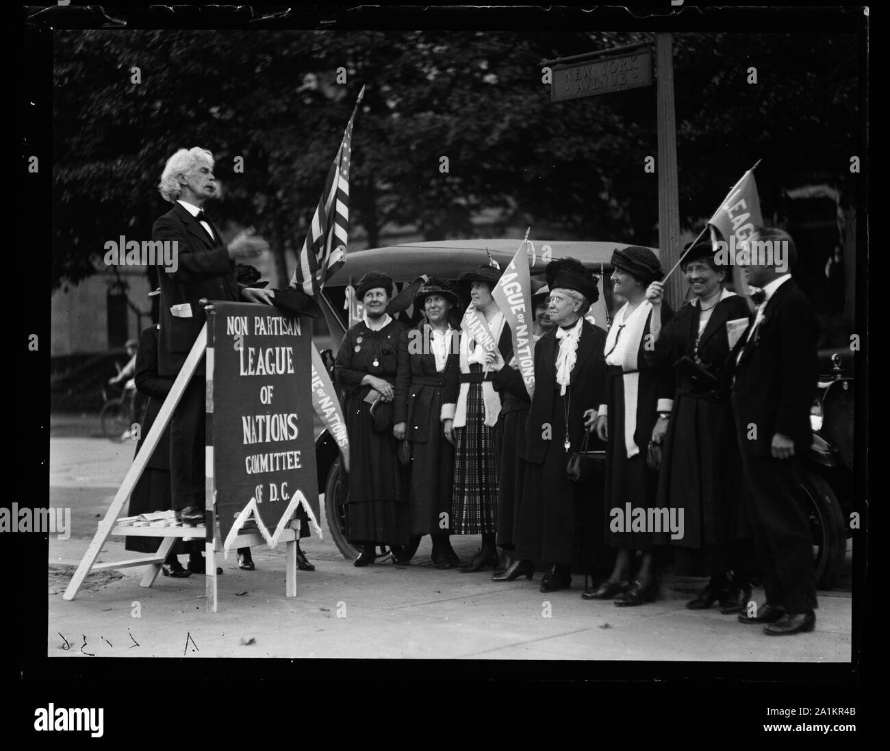 Non partisan League of Nations Committee of D.C Stock Photo Alamy