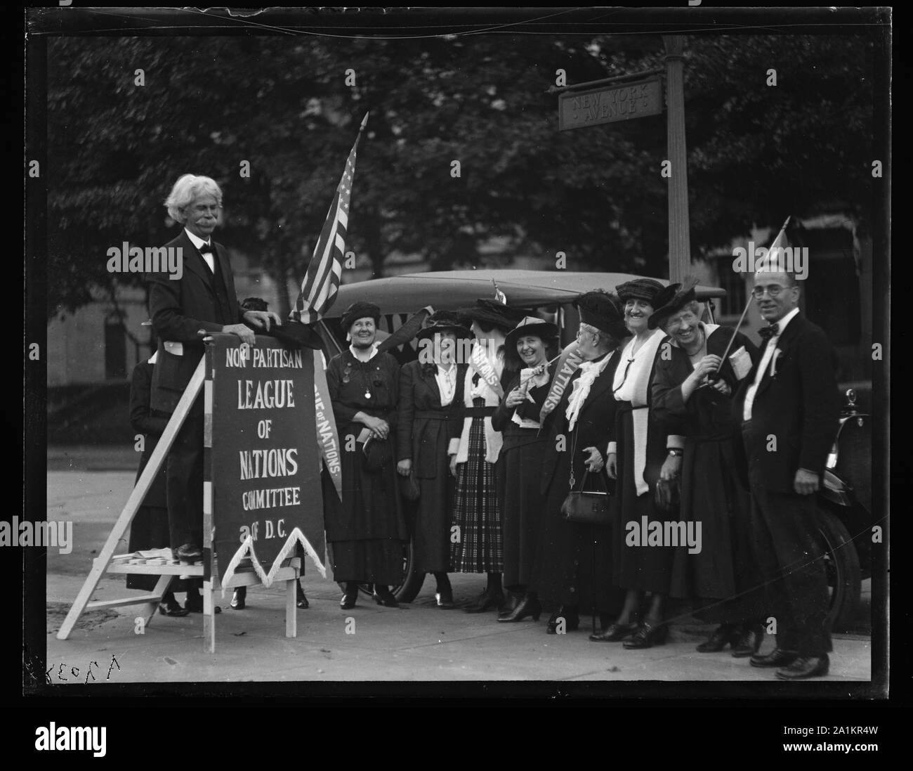 Non partisan League of Nations Committee of D.C Stock Photo Alamy