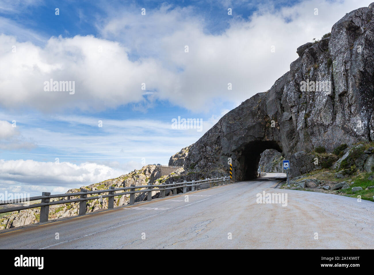 Historical tunnel at Serra da Estrela, Portugal Stock Photo Alamy
