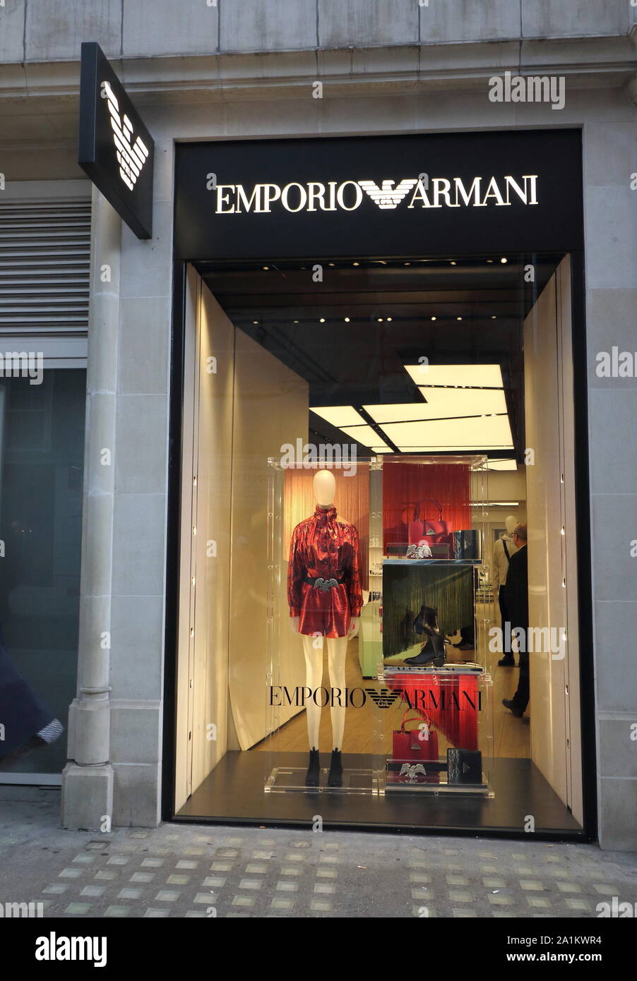 Emporio armani new bond street hi res stock photography and images