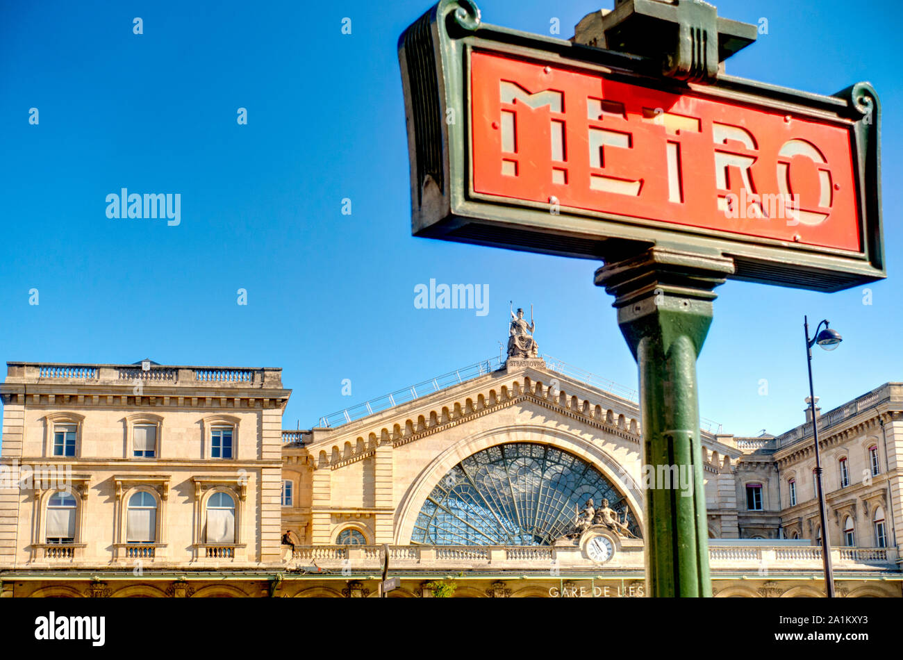 Paris, Gare de l'Est Station Stock Photo Alamy