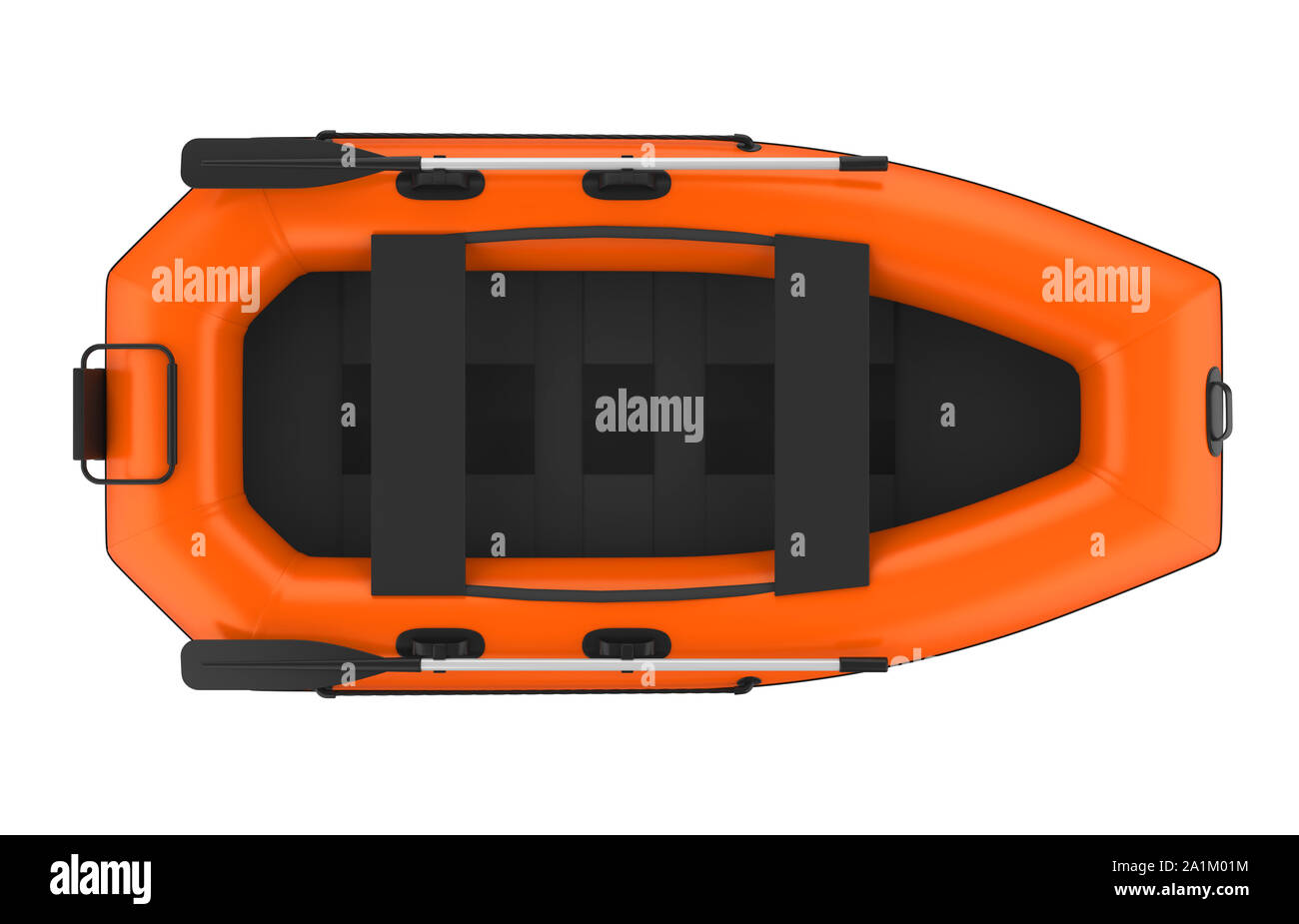 Inflatable Boat Isolated Stock Photo Alamy